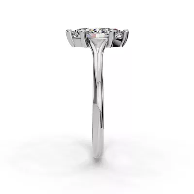 Isabella Split Shank Solitaire Engagement Ring
