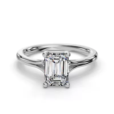 Isabella Split Shank Solitaire Engagement Ring