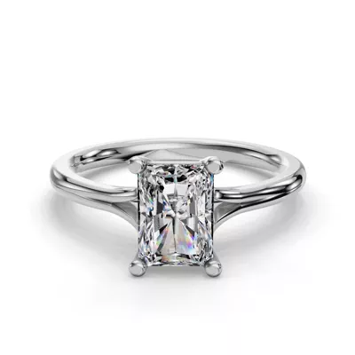Isabella Split Shank Solitaire Engagement Ring