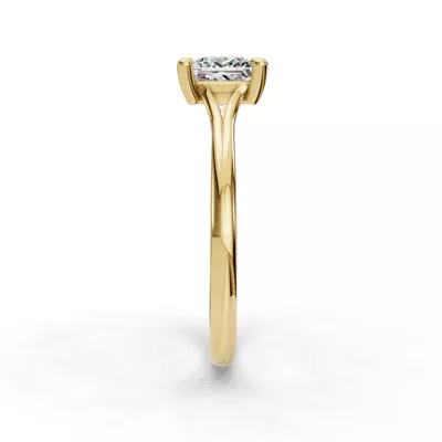 Isabella Split Shank Solitaire Engagement Ring
