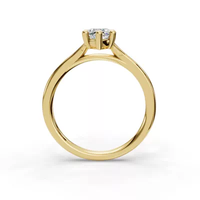 Isabella Split Shank Solitaire Engagement Ring