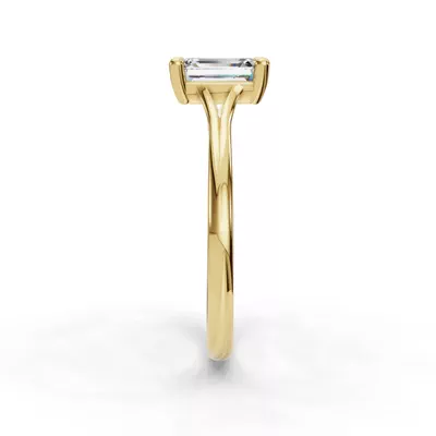 Isabella Split Shank Solitaire Engagement Ring