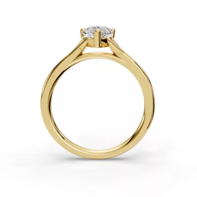 Isabella Split Shank Solitaire Engagement Ring