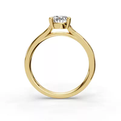 Isabella Split Shank Solitaire Engagement Ring