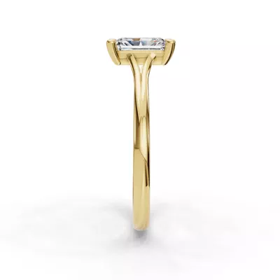 Isabella Split Shank Solitaire Engagement Ring