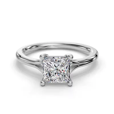 Isabella Split Shank Solitaire Engagement Ring