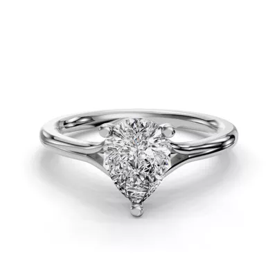 Isabella Split Shank Solitaire Engagement Ring