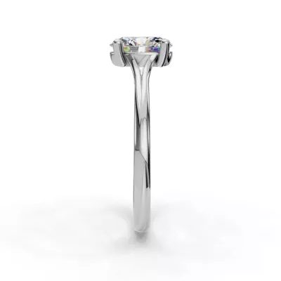 Isabella Split Shank Solitaire Engagement Ring