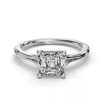 Isabella Split Shank Solitaire Engagement Ring