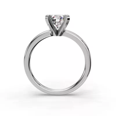 Leah Four-Prong Solitaire Engagement Ring (2.2mm)