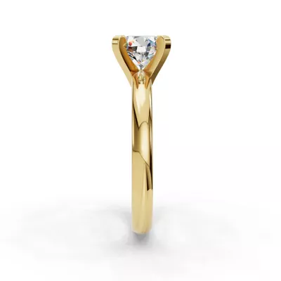 Leah Four-Prong Solitaire Engagement Ring (2.2mm)