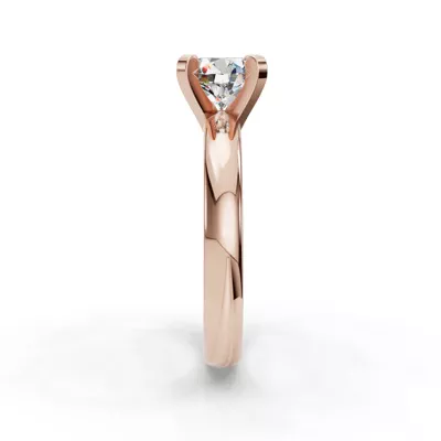 Leah Four-Prong Solitaire Engagement Ring (2.7mm)