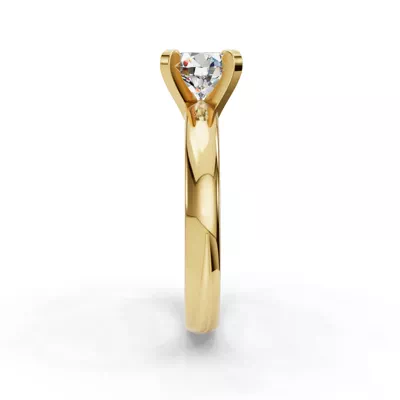 Leah Four-Prong Solitaire Engagement Ring (2.7mm)