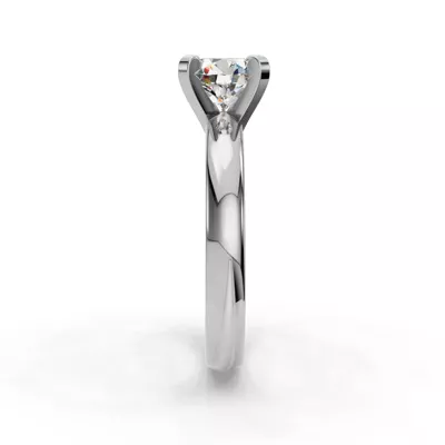 Leah Four-Prong Solitaire Engagement Ring (2.7mm)