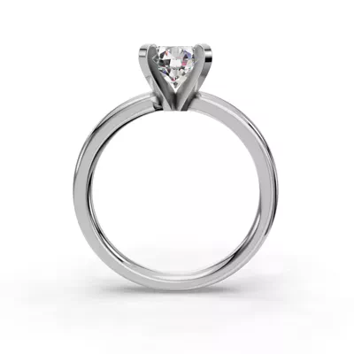 Leah Four-Prong Solitaire Engagement Ring (2.7mm)