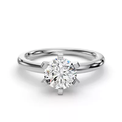 Ilana Six-Prong Solitaire Engagement Ring (2.2 mm)