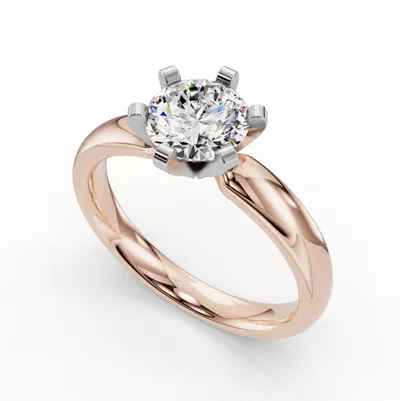 Ilana Six-Prong Solitaire Engagement Ring (2.7 mm)