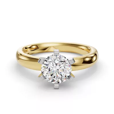 Ilana Six-Prong Solitaire Engagement Ring (2.7 mm)