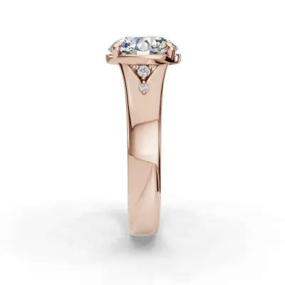 Enchanted Bezel Engagement Ring