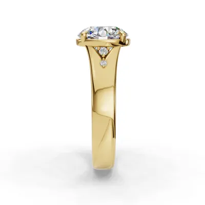Enchanted Bezel Engagement Ring
