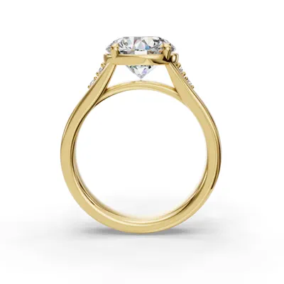 Enchanted Bezel Engagement Ring