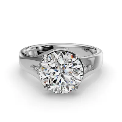 Enchanted Bezel Engagement Ring