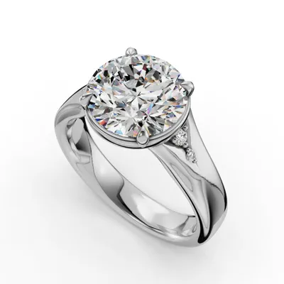 Enchanted Bezel Engagement Ring