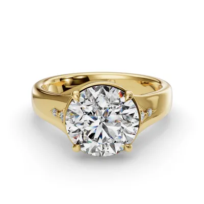 Enchanted Bezel Engagement Ring