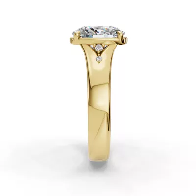 Enchanted Bezel Engagement Ring