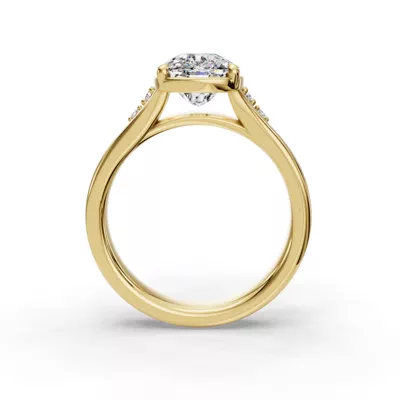 Enchanted Bezel Engagement Ring