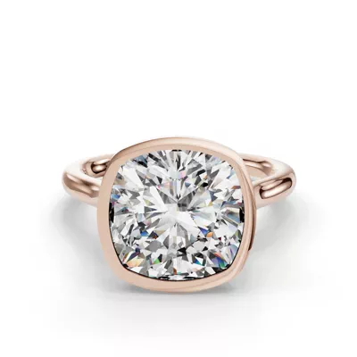 Emery Bezel Solitaire Engagement Ring (2mm)