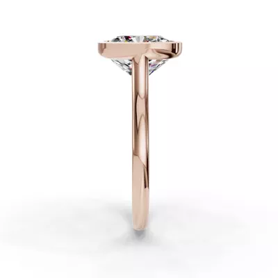 Emery Bezel Solitaire Engagement Ring (2mm)