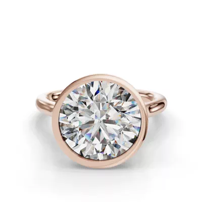 Emery Bezel Solitaire Engagement Ring (2mm)