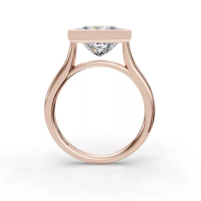 Emery Bezel Solitaire Engagement Ring (2mm)