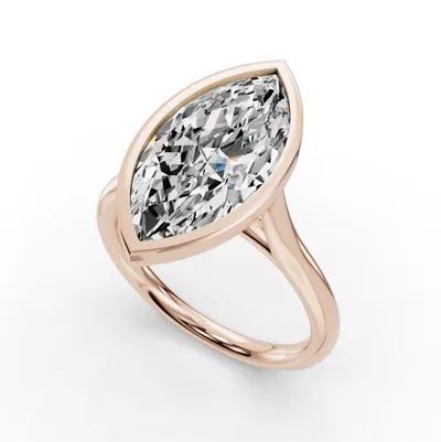 Emery Bezel Solitaire Engagement Ring (2mm)