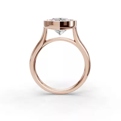 Emery Bezel Solitaire Engagement Ring (2mm)