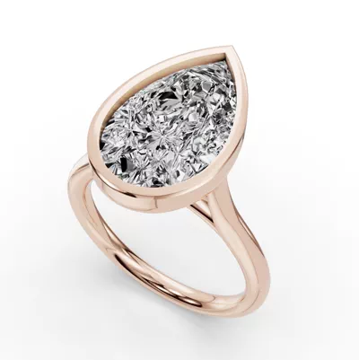 Emery Bezel Solitaire Engagement Ring (2mm)