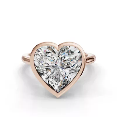 Emery Bezel Solitaire Engagement Ring (2mm)