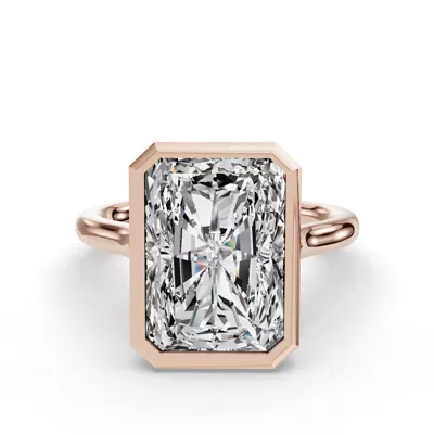 Emery Bezel Solitaire Engagement Ring (2mm)