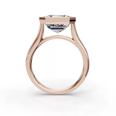 Emery Bezel Solitaire Engagement Ring (2mm)