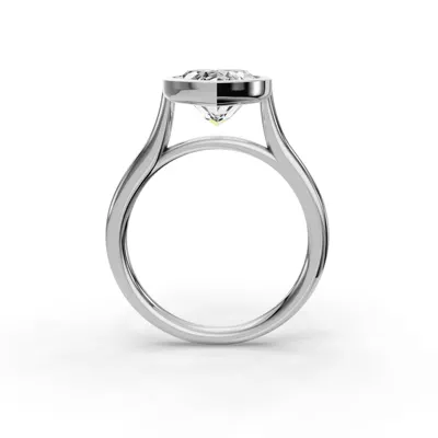 Emery Bezel Solitaire Engagement Ring (2mm)