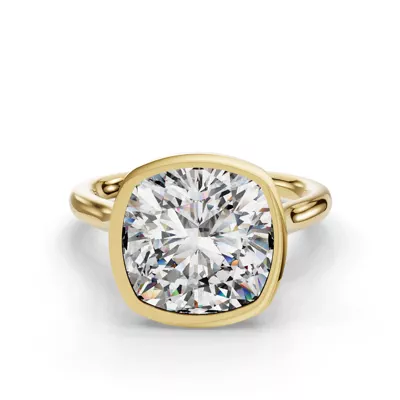 Emery Bezel Solitaire Engagement Ring (2mm)