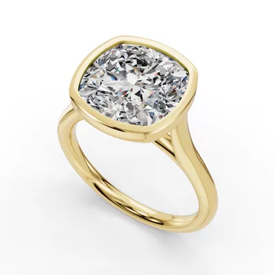 Emery Bezel Solitaire Engagement Ring (2mm)