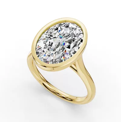 Emery Bezel Solitaire Engagement Ring (2mm)