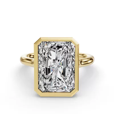 Emery Bezel Solitaire Engagement Ring (2mm)