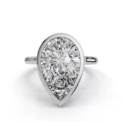 Emery Bezel Solitaire Engagement Ring (2mm)