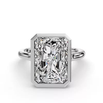 Emery Bezel Solitaire Engagement Ring (2mm)