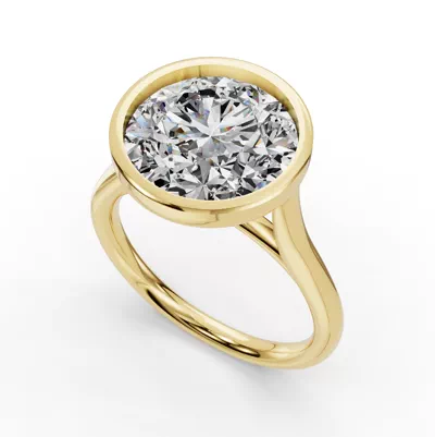 Emery Bezel Solitaire Engagement Ring (2mm)