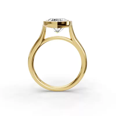 Emery Bezel Solitaire Engagement Ring (2mm)
