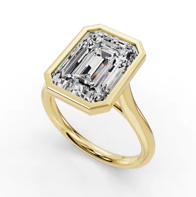 Emery Bezel Solitaire Engagement Ring (2mm)
